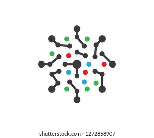 Symbol Molecule Abstract Circle Icon Atom