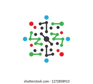 Symbol Molecule Abstract Circle Icon Atom