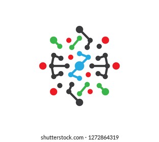 Symbol Molecule Abstract Circle Icon Atom