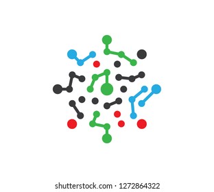Symbol Molecule Abstract Circle Icon Atom