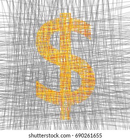 Symbol money disordered ropes