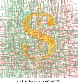 Symbol money disordered ropes