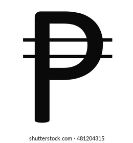 symbol money sign Philippines icon