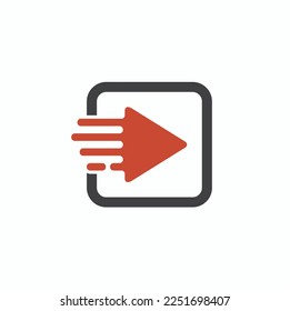 symbol of motion picture, vector art.