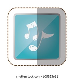 symbol music sign icon, vector illustration design