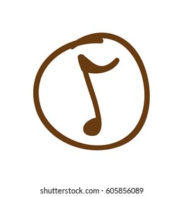 symbol music sign icon, vector illustration design