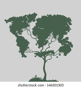 Symbol of nature, vector