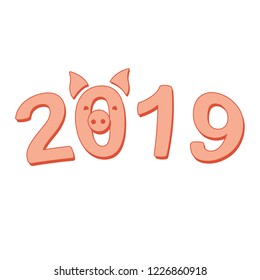 Symbol of the new year 2019