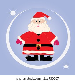 The symbol of the New year and Christmas-Santa Claus
