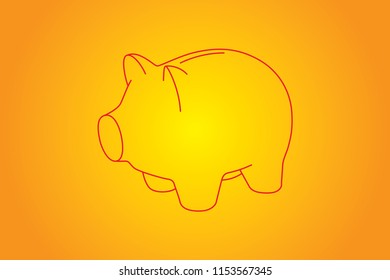 Symbol of new year pig.