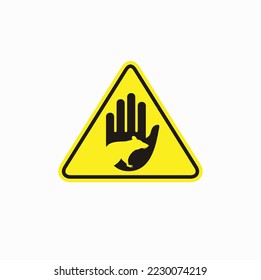 symbol of no rat, simple illustration, vector art.