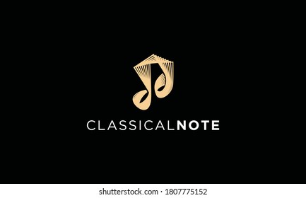 Symbol Note Music Vector Logo Design Inspirations