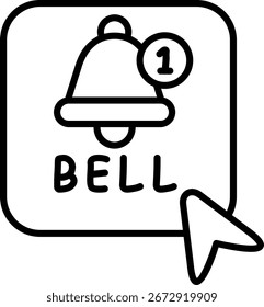 Symbol for notifications or bell icon
