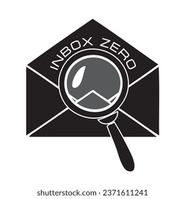 Symbol for notifying that there are no incoming messages