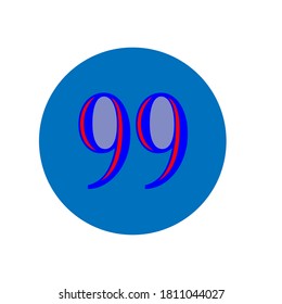 symbol number icon vector design illustration