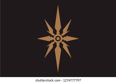Symbol on the theme of Illuminati symbols, masonic sign, all seeing eye, occult, alchemy, mystic, esoteric, religion, masons on background. Can be used for tattoo or t-shirt design 