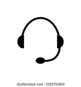 The symbol of operator or the telephone receptionist or the consulting staff
on the white background