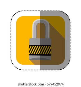 symbol padlock icon image, vector illustration design