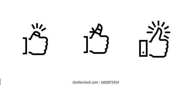 Symbol Palm Clenched Hand Amputation Finger Stock Vector (Royalty Free ...