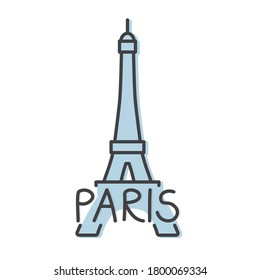 symbol of Paris concept - vector illustration