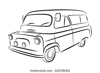 The Symbol of the passenger old bus.
