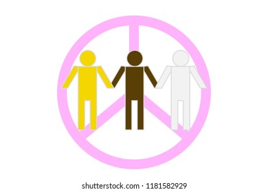 Symbol of peace between ethnic groups.