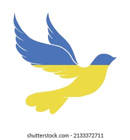 Symbol of peace, dove bird