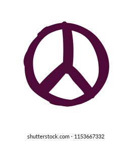 symbol of peace. sketch