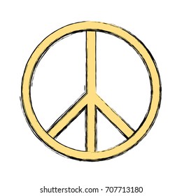 symbol peace vector illustration