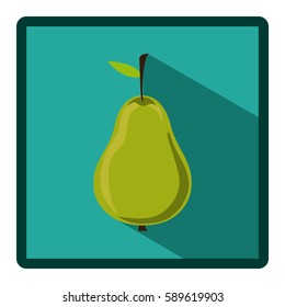 symbol pear icon image, vector illustration design stock
