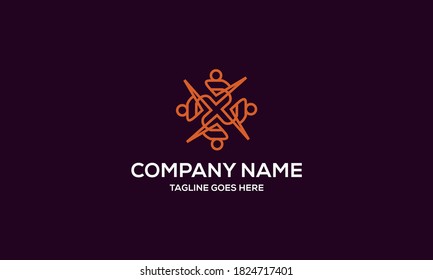 Symbol People With Check Vector Logo Design Inspirations