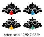 Symbol, people icon. vector file.