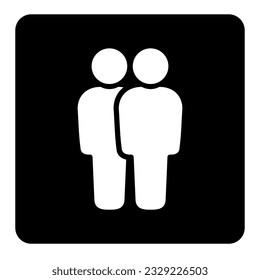 Symbol, people icon. vector file.