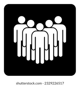 Symbol, people icon. vector file.