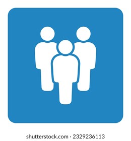 Symbol, people icon. vector file.