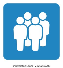 Symbol, people icon. vector file.
