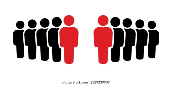 Symbol, people icon. vector file.