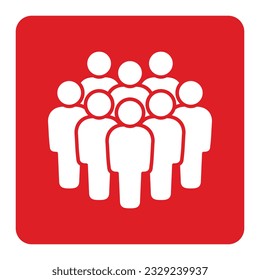 Symbol, people icon. vector file.