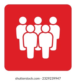 Symbol, people icon. vector file.