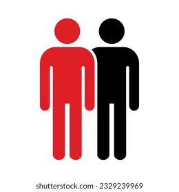 Symbol, Leute Symbol. Vektordatei.