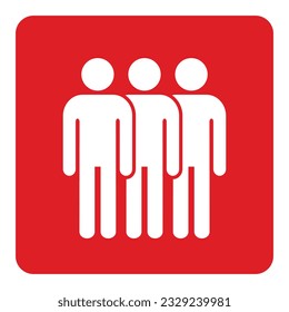 Symbol, Leute Symbol. Vektordatei.