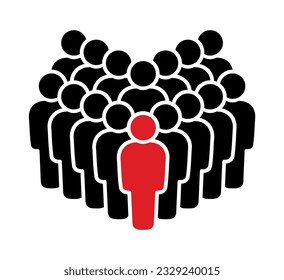 Symbol, people icon. vector file.