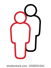 Symbol, people icon. vector file.