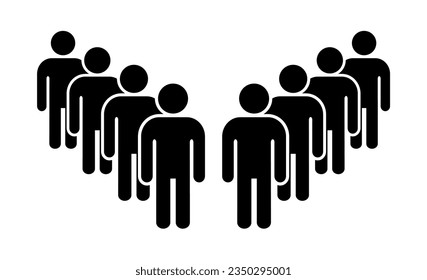 Symbol, people icon. vector file.