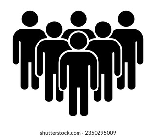 Symbol, people icon. vector file.