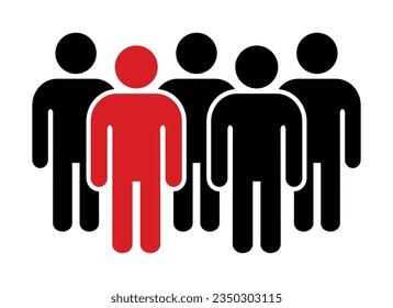 Symbol, people icon. vector file.