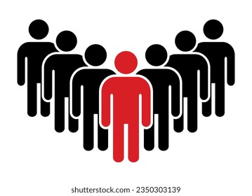 Symbol, people icon. vector file.