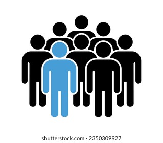 Symbol, people icon. vector file.