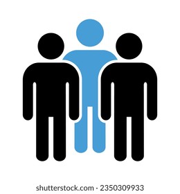 Symbol, Leute Symbol. Vektordatei.