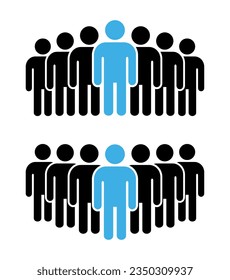 Symbol, people icon. vector file.